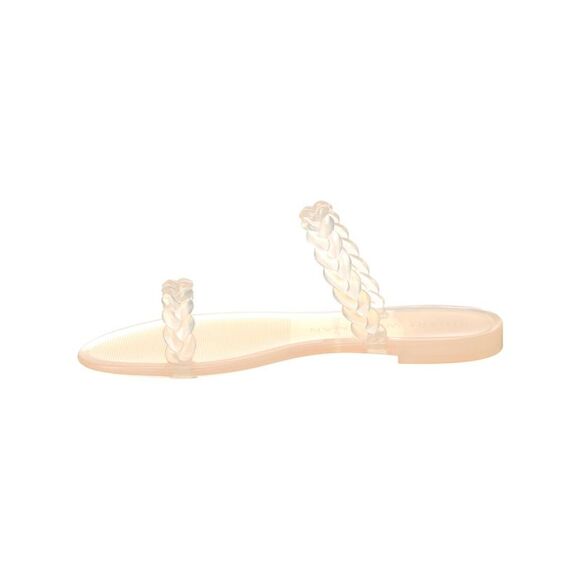 STUART WEITZMAN Womens Beige Braided Sawyer Round Toe Slip On Slide Sandals 5 B - Picture 3 of 4